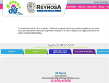 Tablet Screenshot of difreynosa.gob.mx